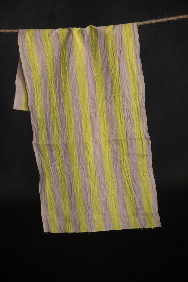 Remnant (Organic Cotton/Linen Stripe Rimini)