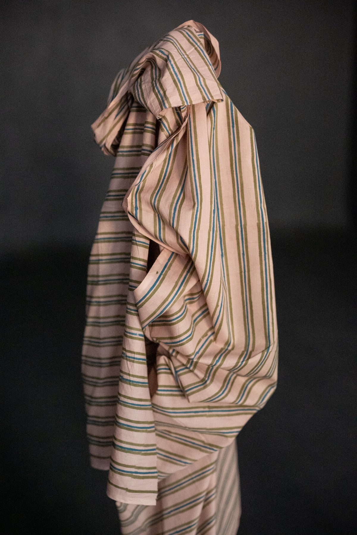 Indian Block Print Cotton - Suncrest Peach