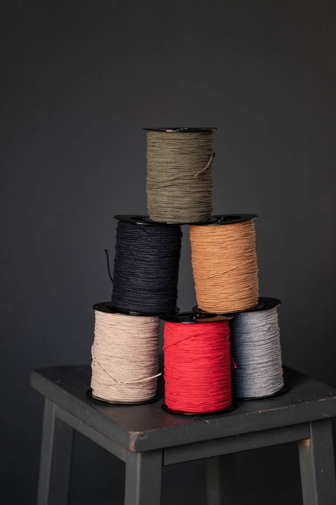Recycled Cotton Elastic Grey Marl