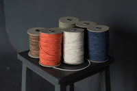 Recycled Cotton Elastic 3mm Pale Fern