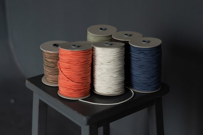 Recycled Cotton Elastic 3mm Petrol