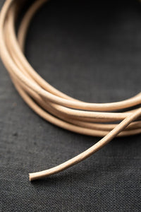 3mm Natural Leather Cord