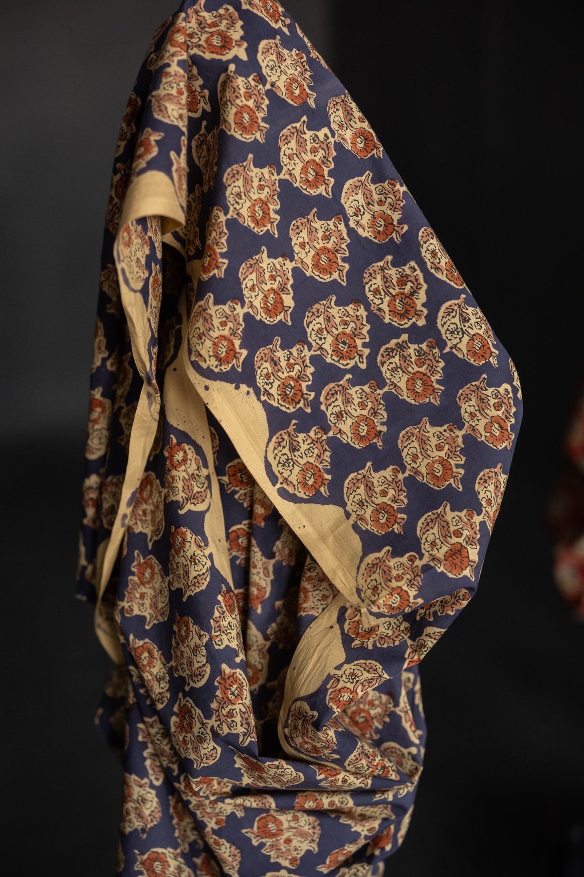 Indian Block Print Cotton - Viola