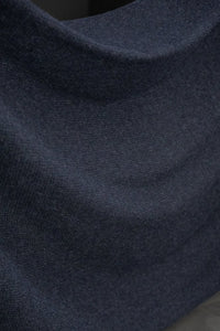 blue gingham wool fabric