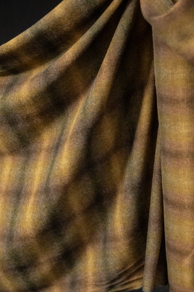 checked british wool fabric