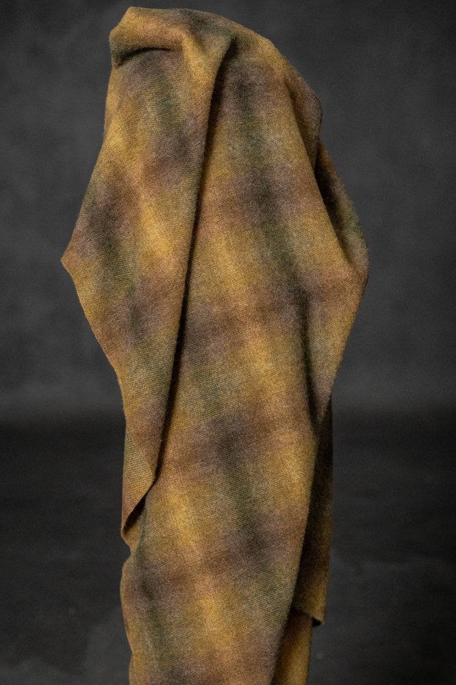 checked british wool fabric