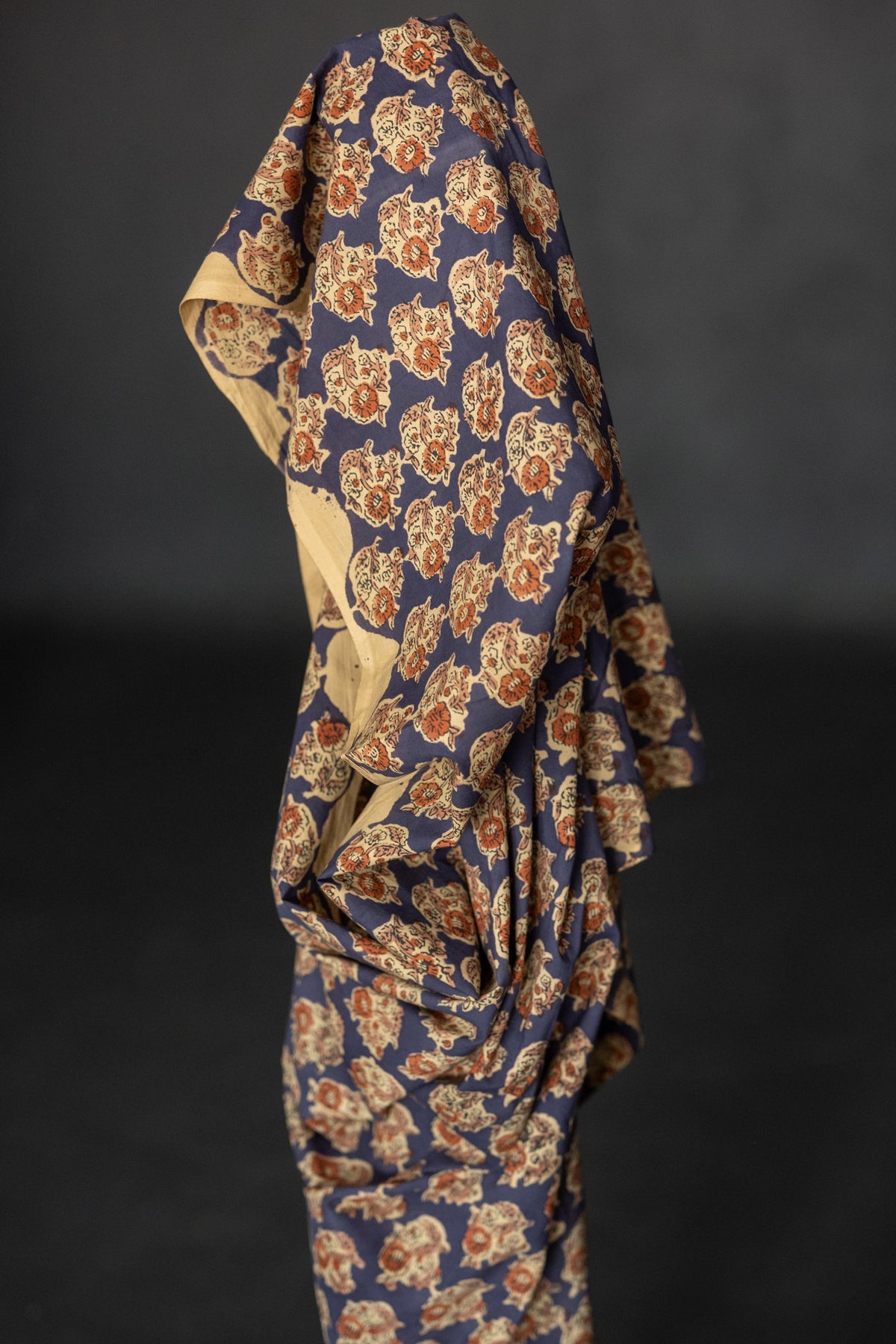 Indian Block Print Cotton - Viola