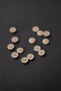 Cotton Button 11mm - Ecru