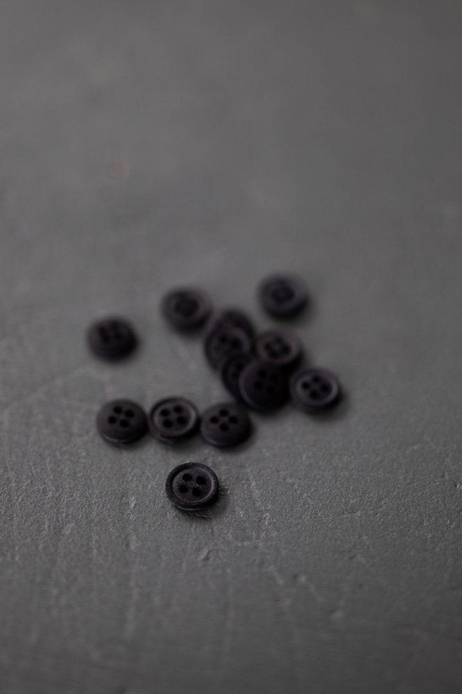 Cotton Button - Black