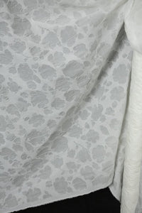 white floral japanese fabric