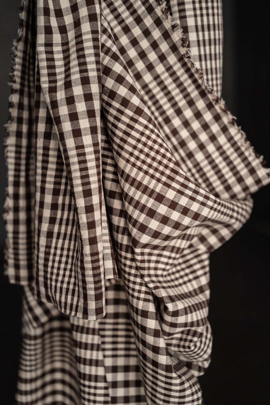 Organic Cotton/Linen - Log Cabin