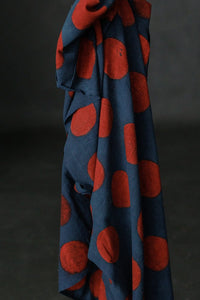 indigo red spot indian cotton