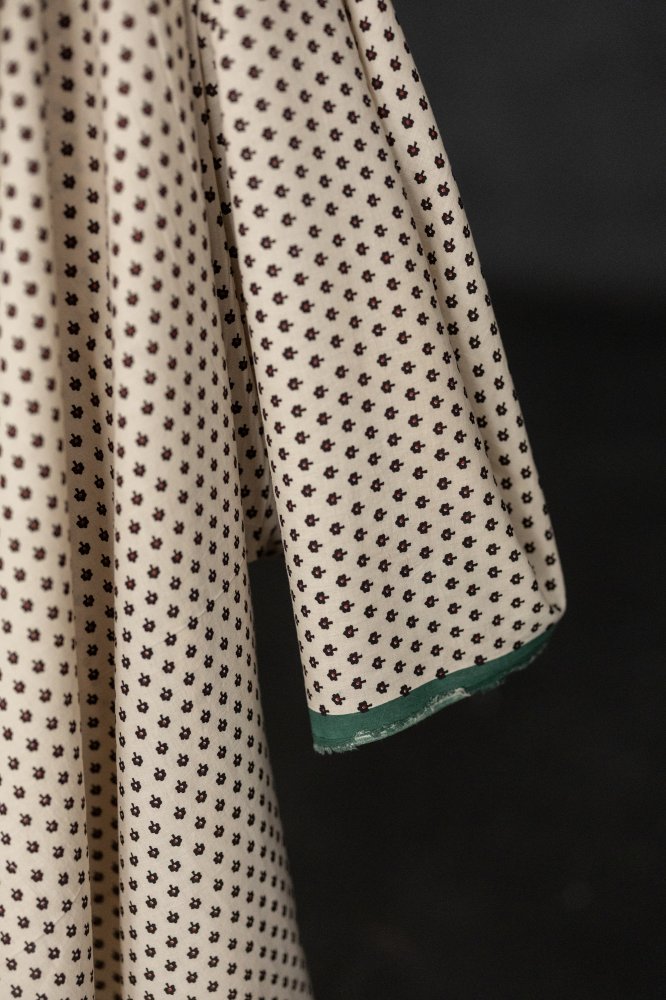 floral block print fabric