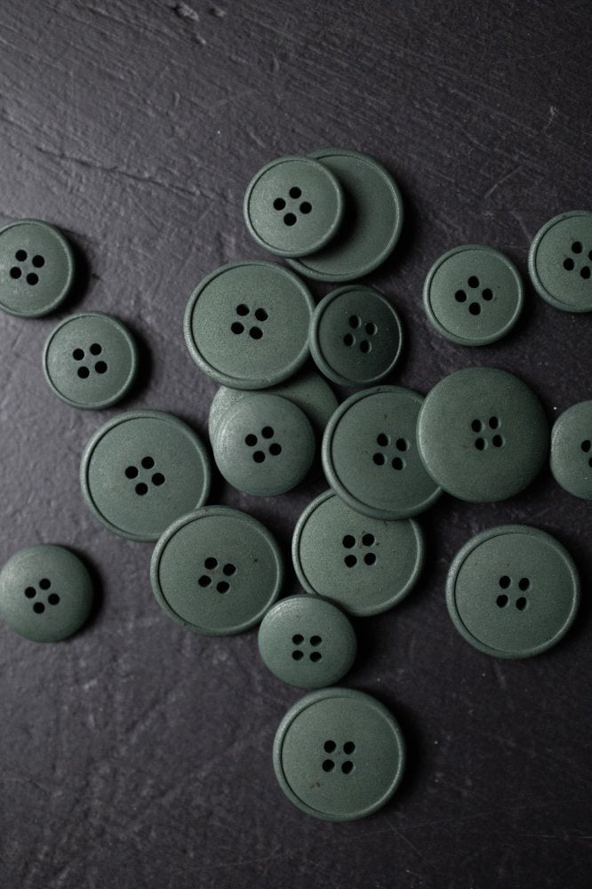 Hemp Button - Campania Green
