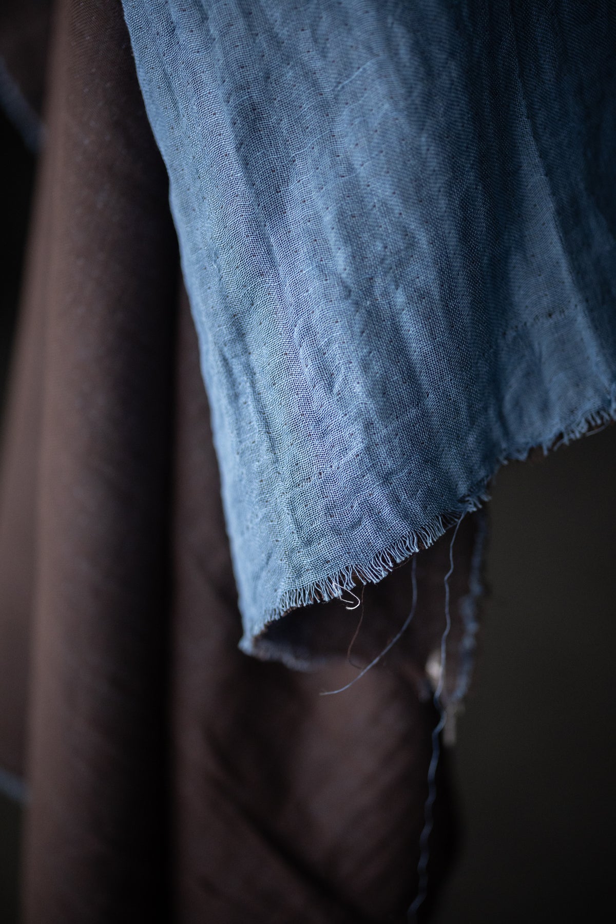 Cotton/Linen Double Gauze - Icy Plum