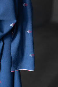 Extra Weft Handwoven Cotton - Little Light