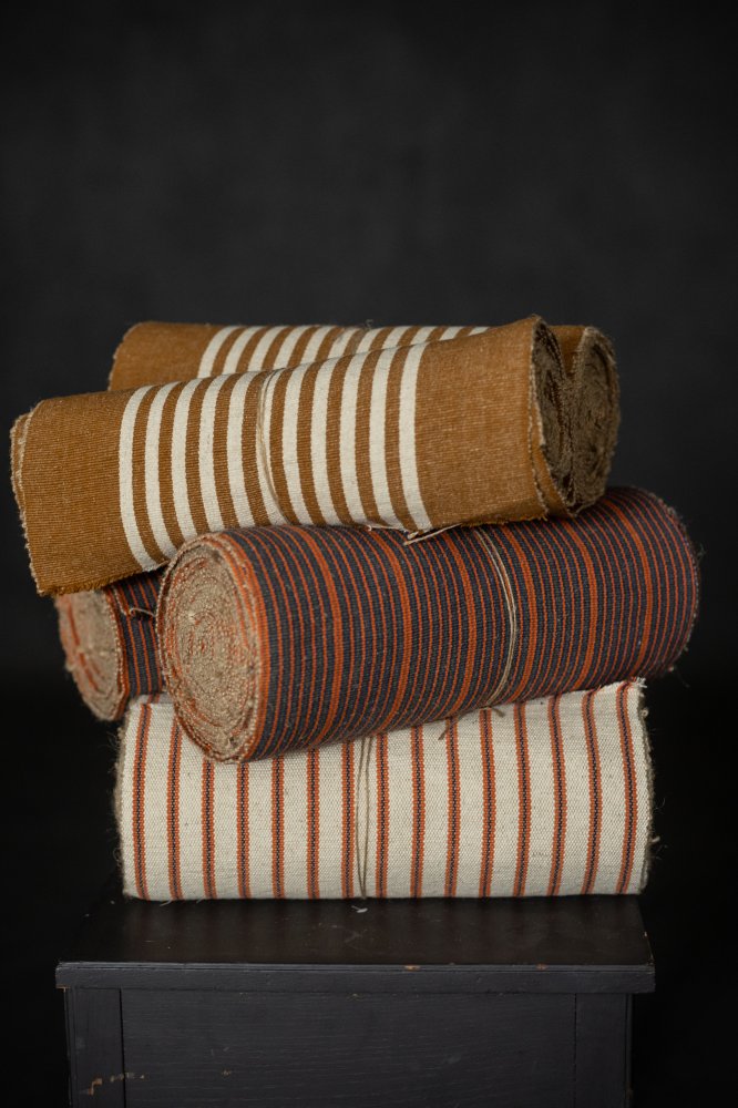 ochre stripe jute runner