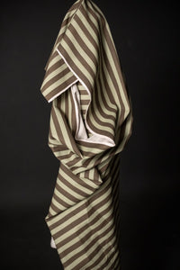 Wide Stripe Cotton Canvas *discounted - Moss and Pine