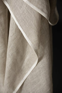 natural linen gauze fabric