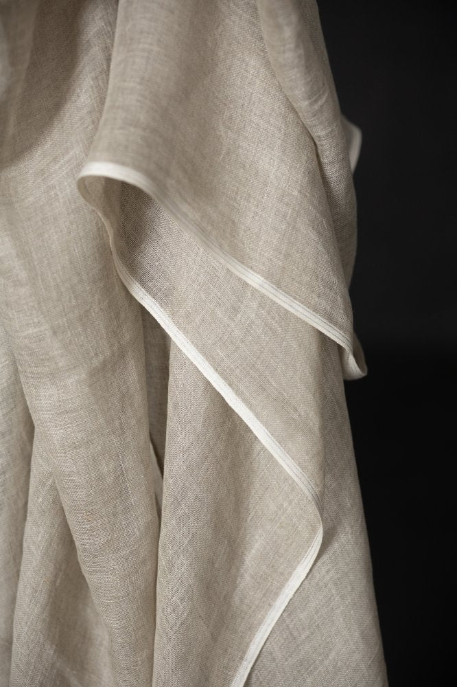 natural linen gauze fabric