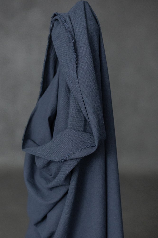 navy puppytooth fabric japanese