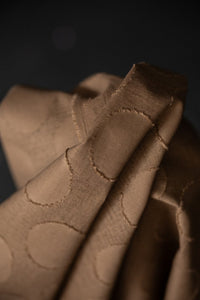 brown japanese jaquard fabric