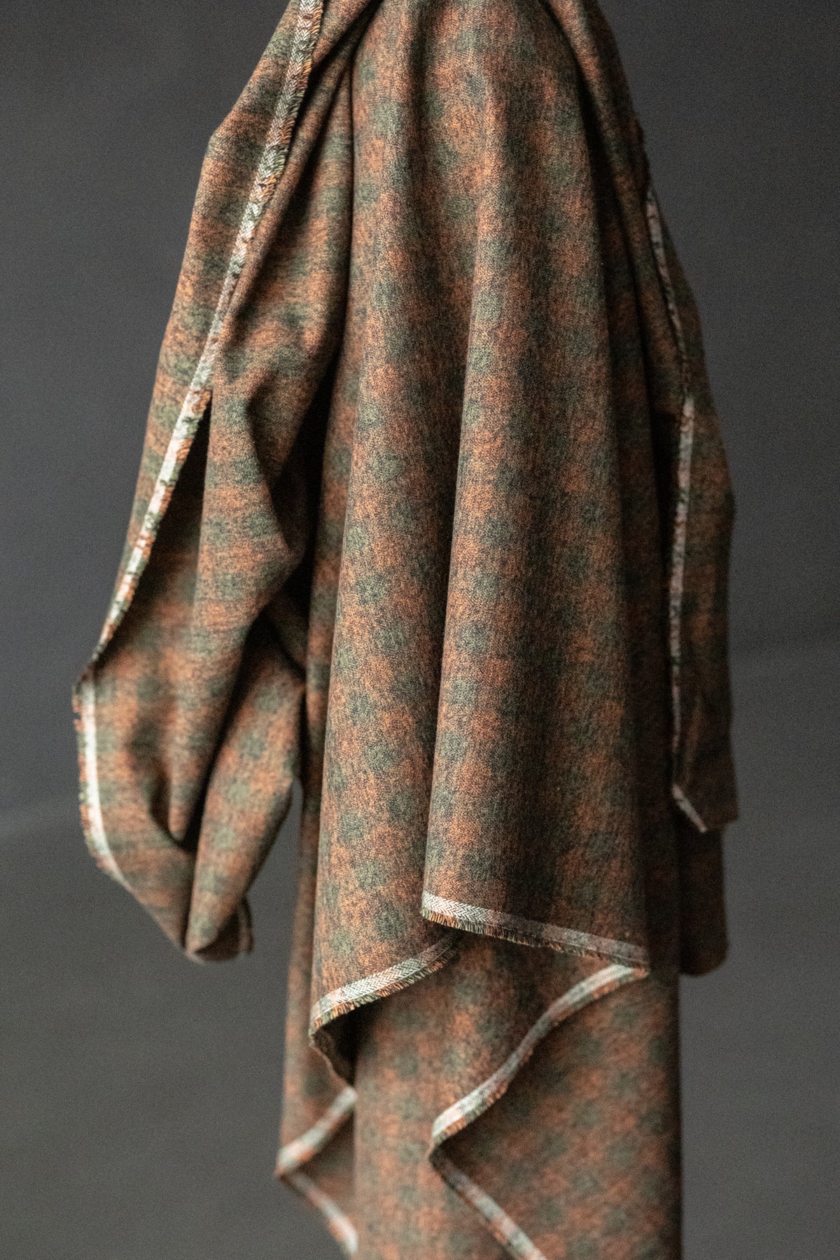 Japanese Brushed Cotton - Nori Check