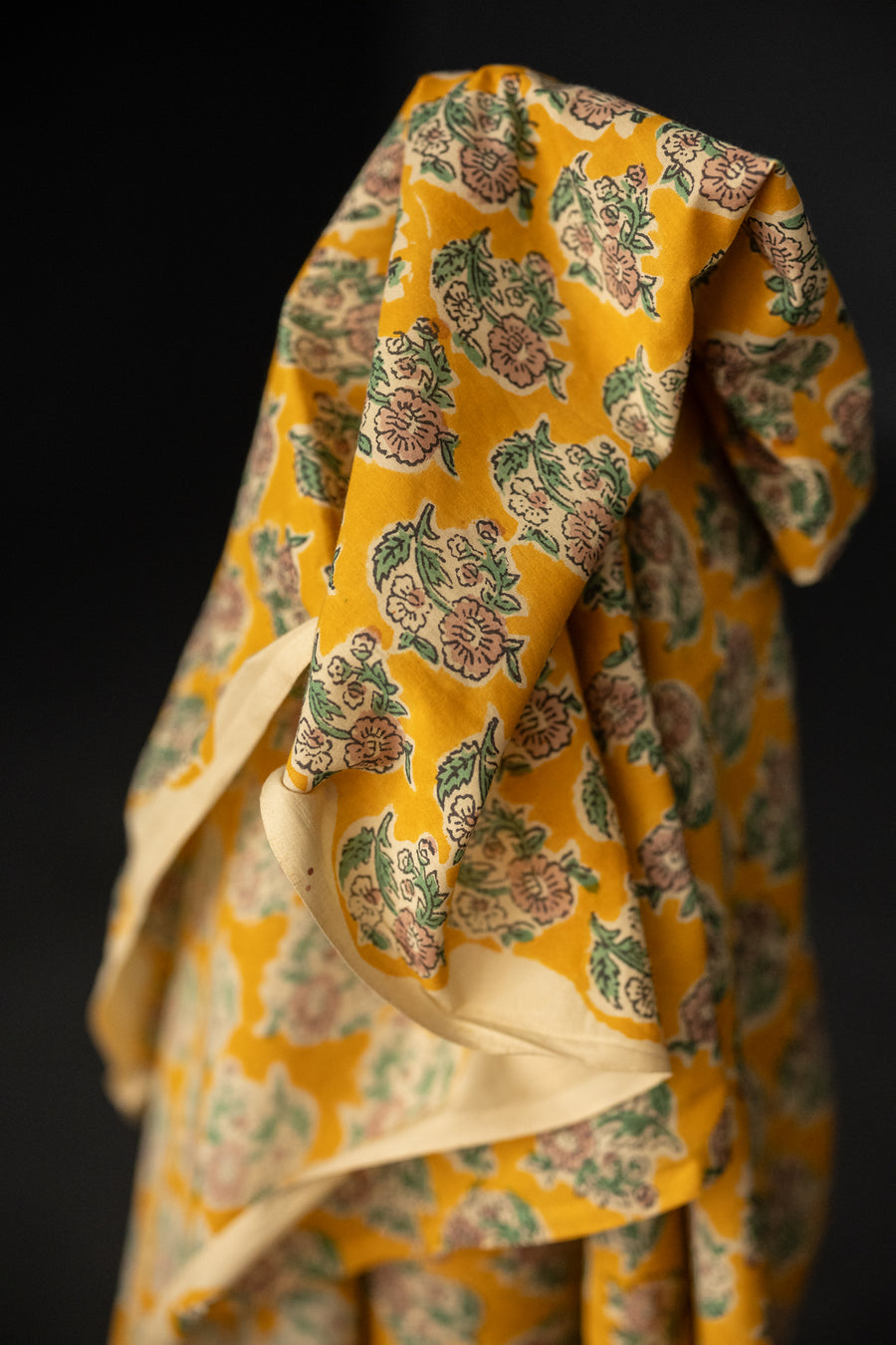Indian Block Print Cotton - Oleander