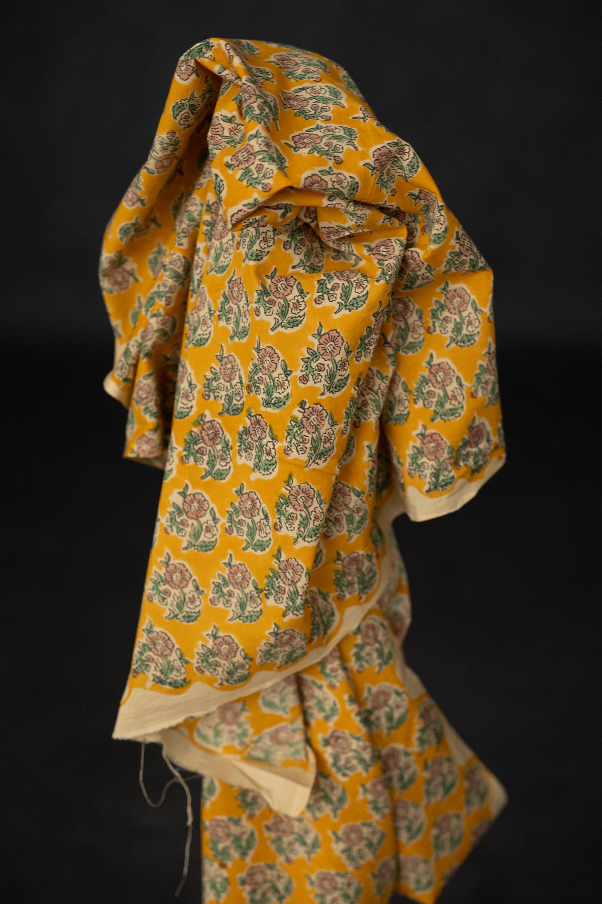 Indian Block Print Cotton - Oleander