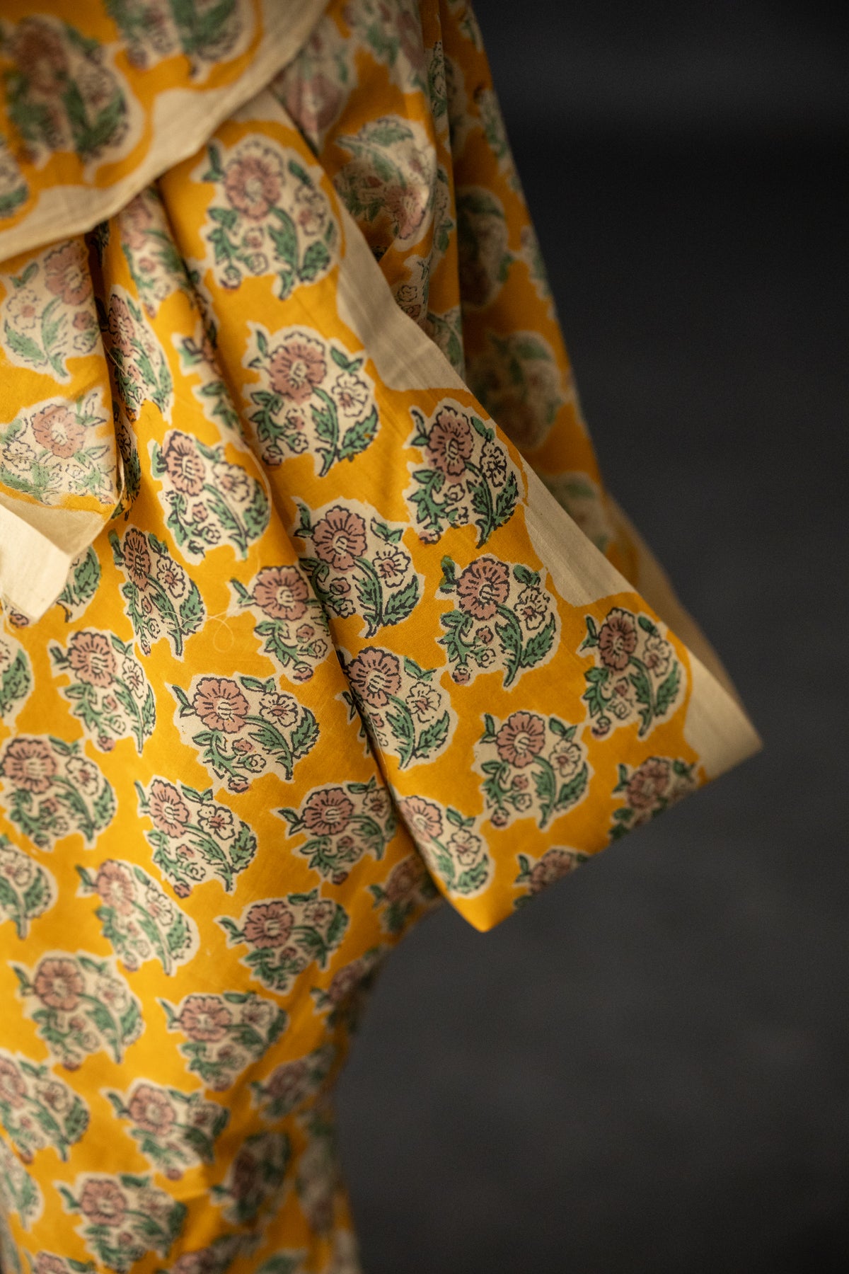 Indian Block Print Cotton - Oleander