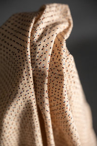 block printed multicoloured fabric