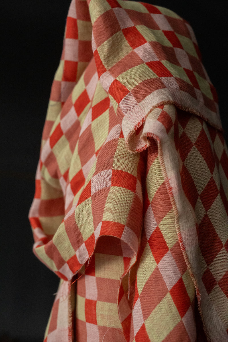 Check Jacquard Linen - Ray