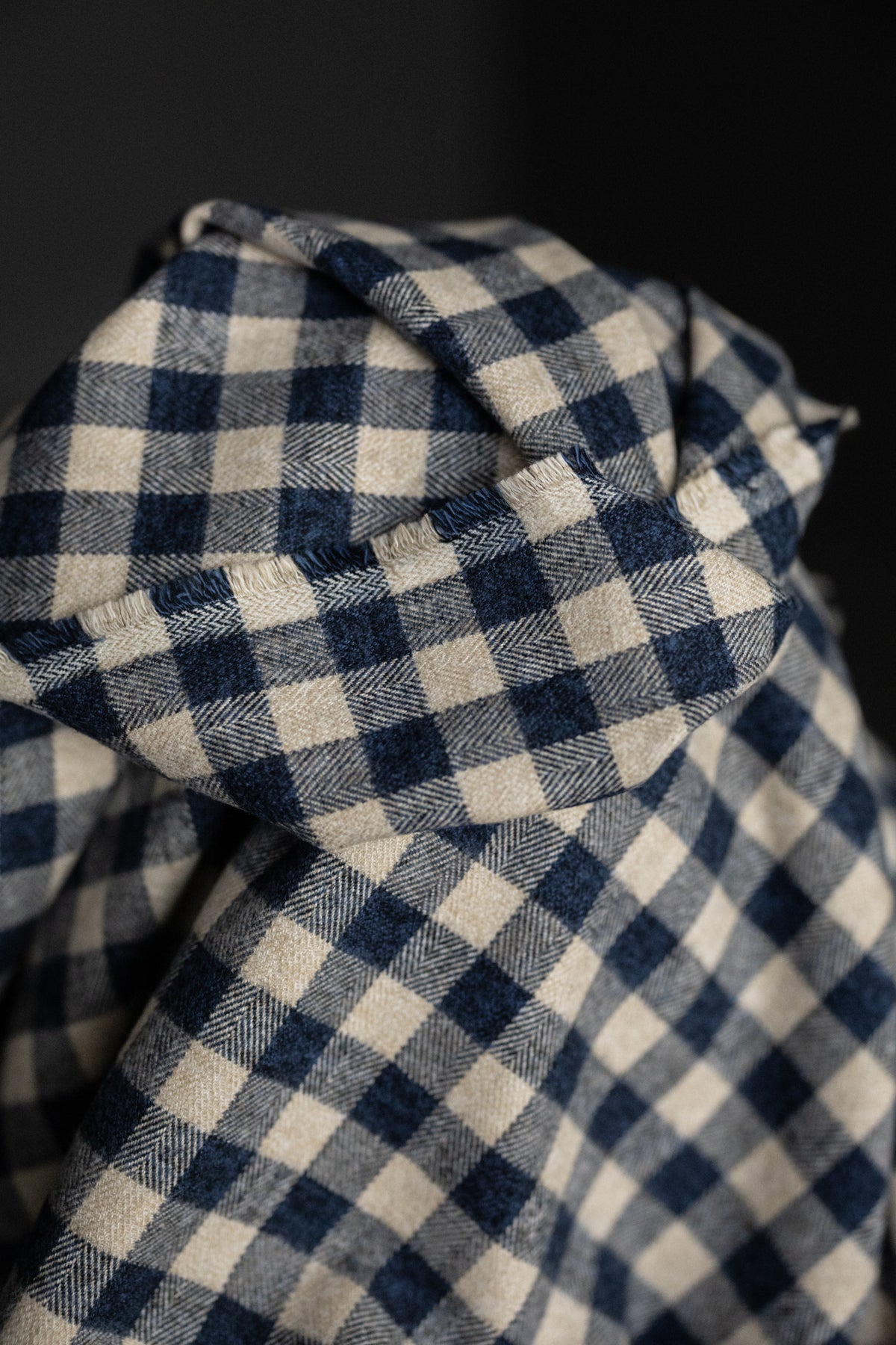 Japanese Brushed Cotton - Seascape Check