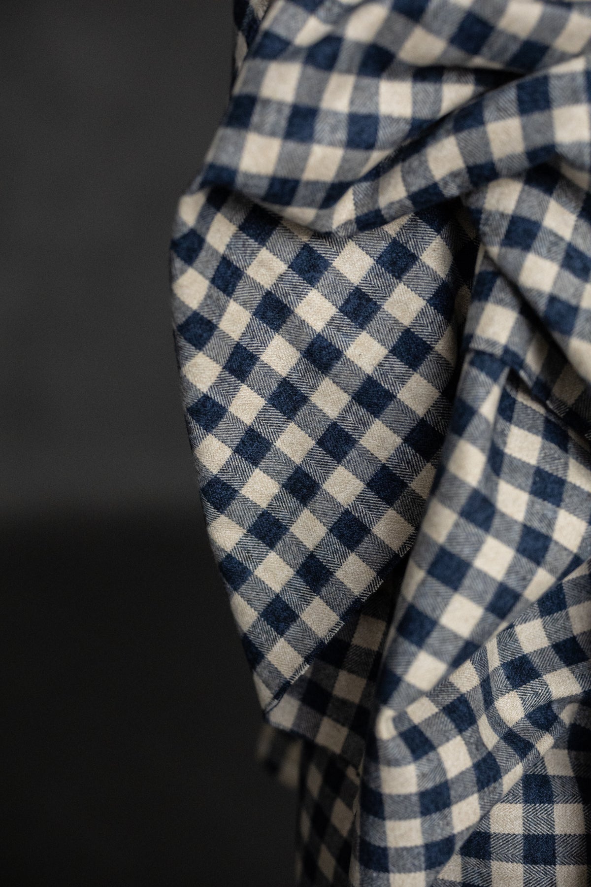 Japanese Brushed Cotton - Seascape Check