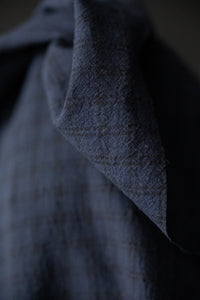 japanese navy check fabric