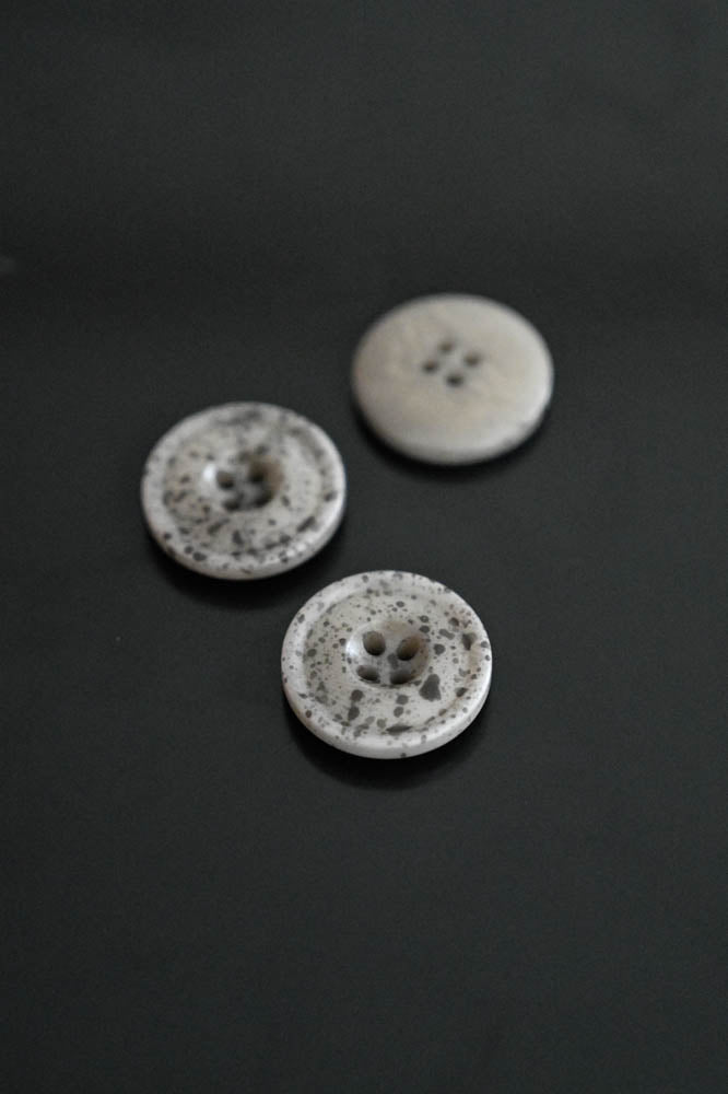 Speckled Grey Button
