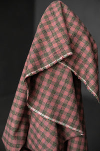 Japanese Brushed Cotton - Teaberry Check