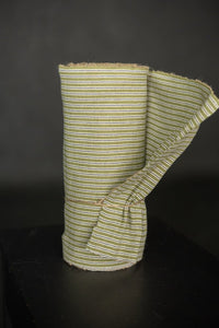 stripy green jute runner