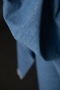 Blue Sluby denim Fabric