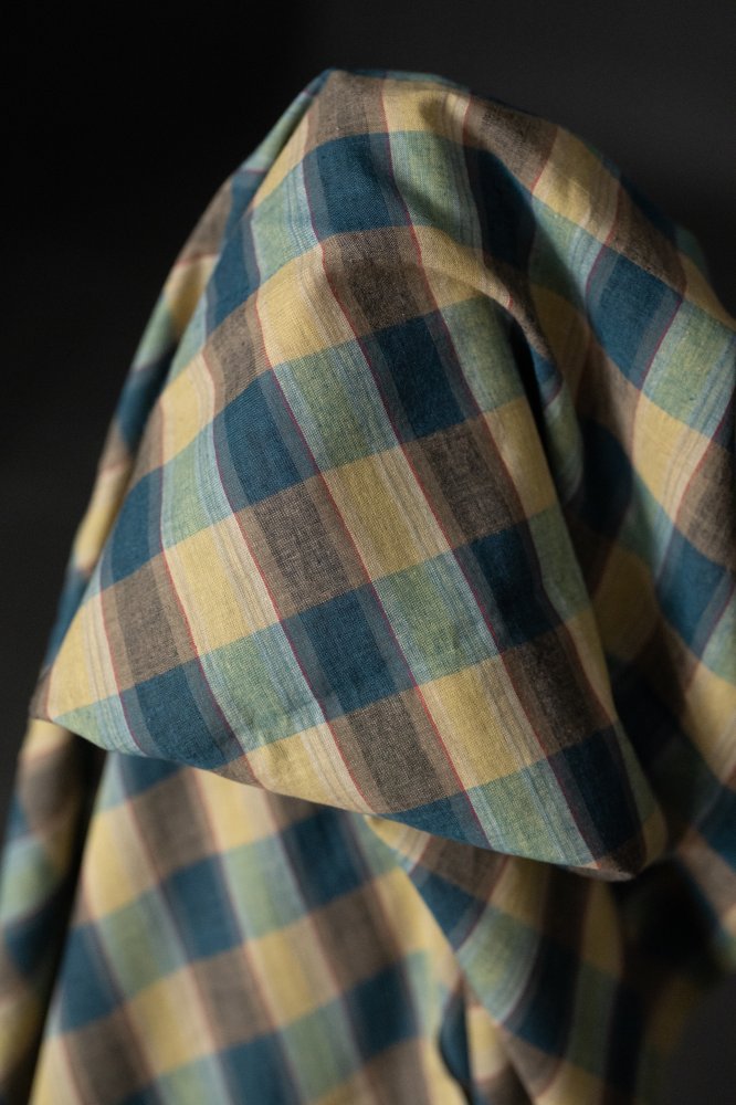 Handwoven Cotton Check - Walnut Grove