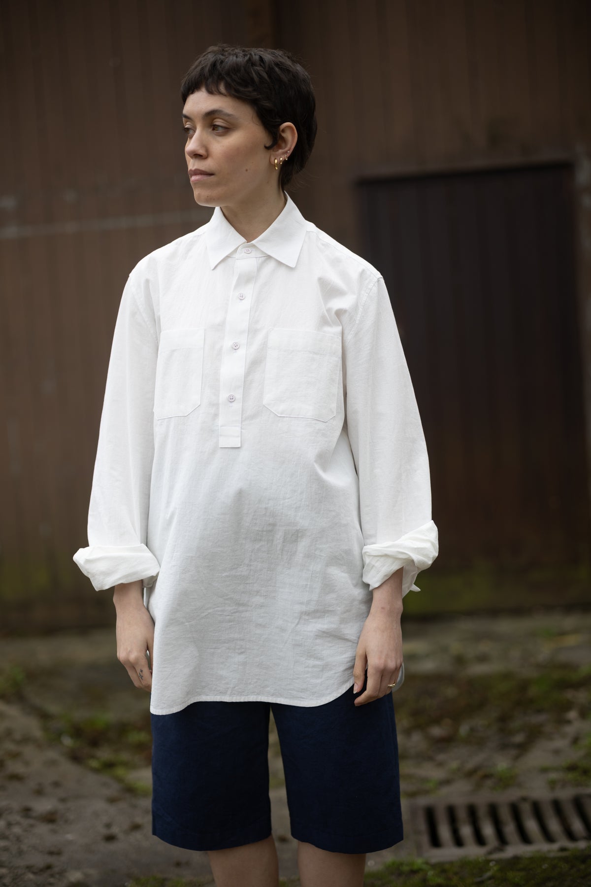 Japanese Cotton - White Crinkle