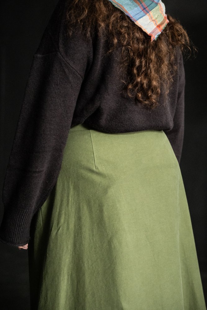 Olive Japanese Utility Cotton Slub