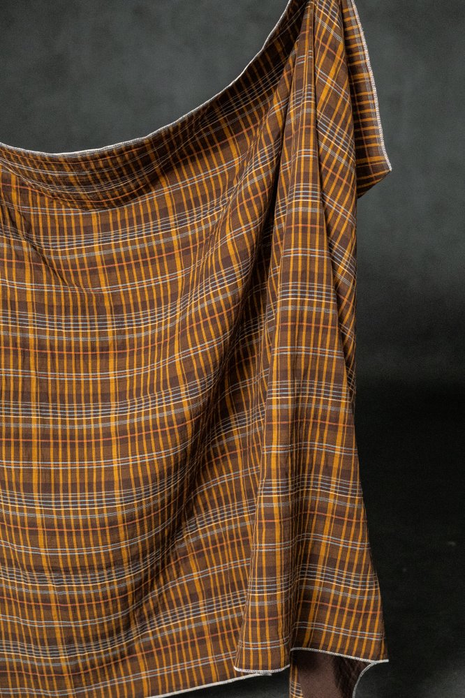 quilted jacquard brown fabric