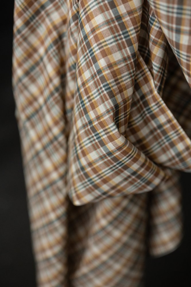 Teddy Bear's Picnic Handwoven Cotton Check
