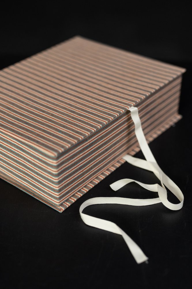 Milody Stripe & Brown Check Archive Box