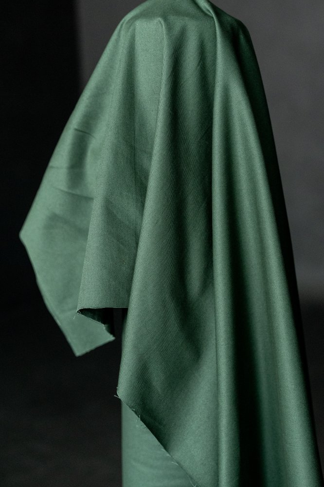 green 10oz cotton twill