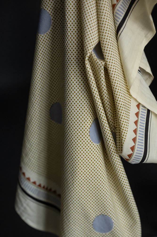 Casablanca SpotIndian Screen Printed Cotton