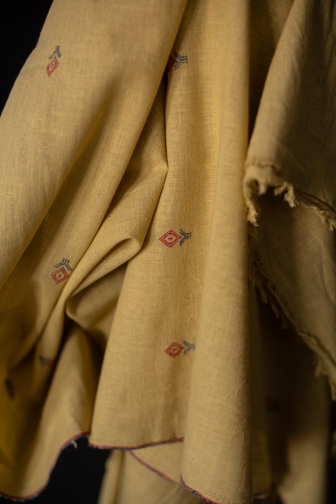 Caraway Extra Weft Handwoven Cotton
