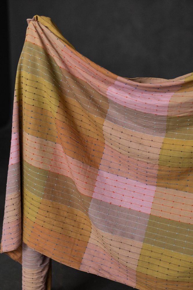 colourful pink loopy fabric