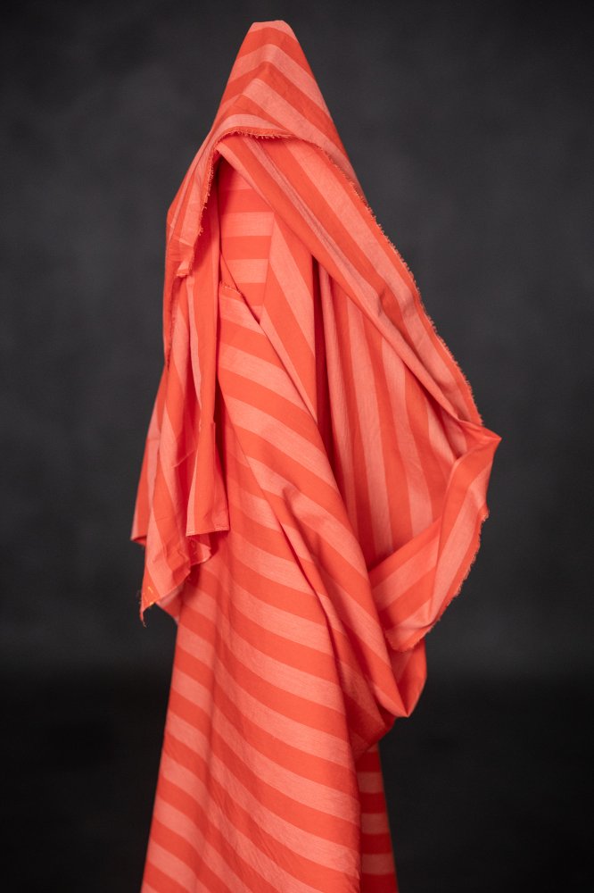 Roadrunner Watercolour Organic Cotton Stripe